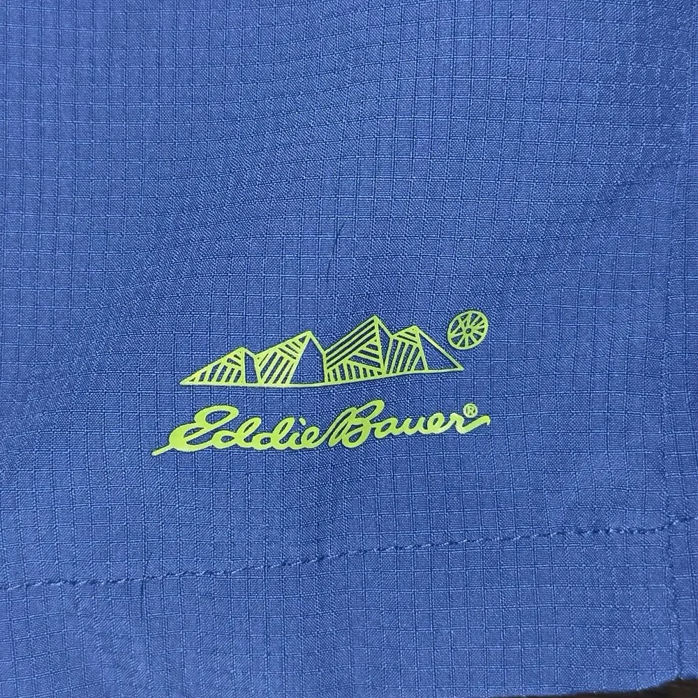 Eddie Bauer Swim Trunks Shorts Boys Kids Size XL 18/20 Blue Pockets Drawstring
